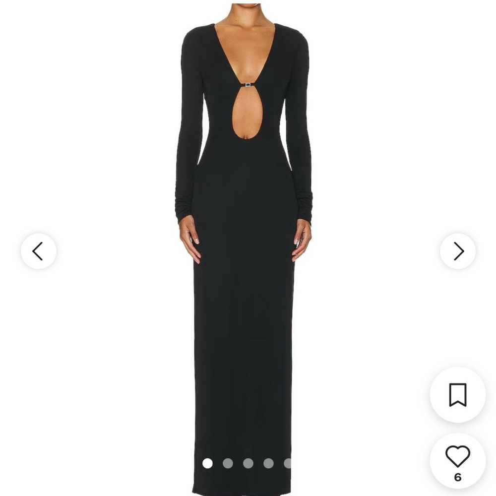 Revolve Helsa Dress Long Cut Out